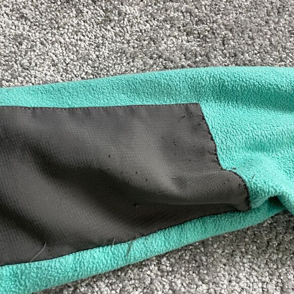 The North Face Denali Jacket Womens Medium Green Gray Full Zip Fleece Hiking - Picture 13 of 13